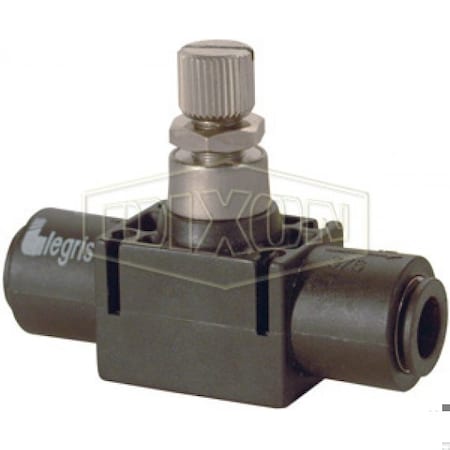 Dixon Legris by In-Line Flow Control Valve, 15 to 145 psi, Nylon Body 77700400